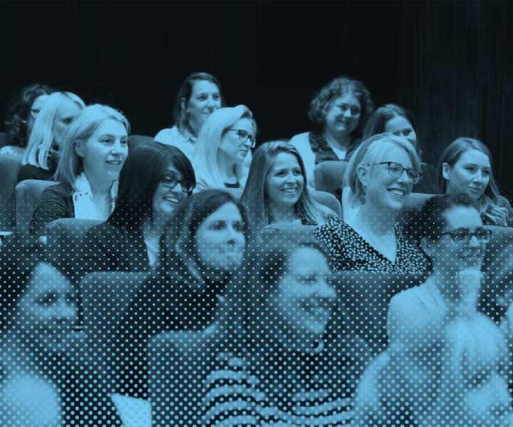 engaged audience at a lecture