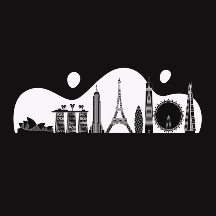 illustration of city icons